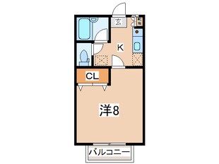 仙北町駅 徒歩20分 2階の物件間取画像